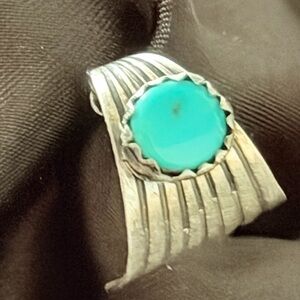 925 Silver Ring with Turquoise Stone